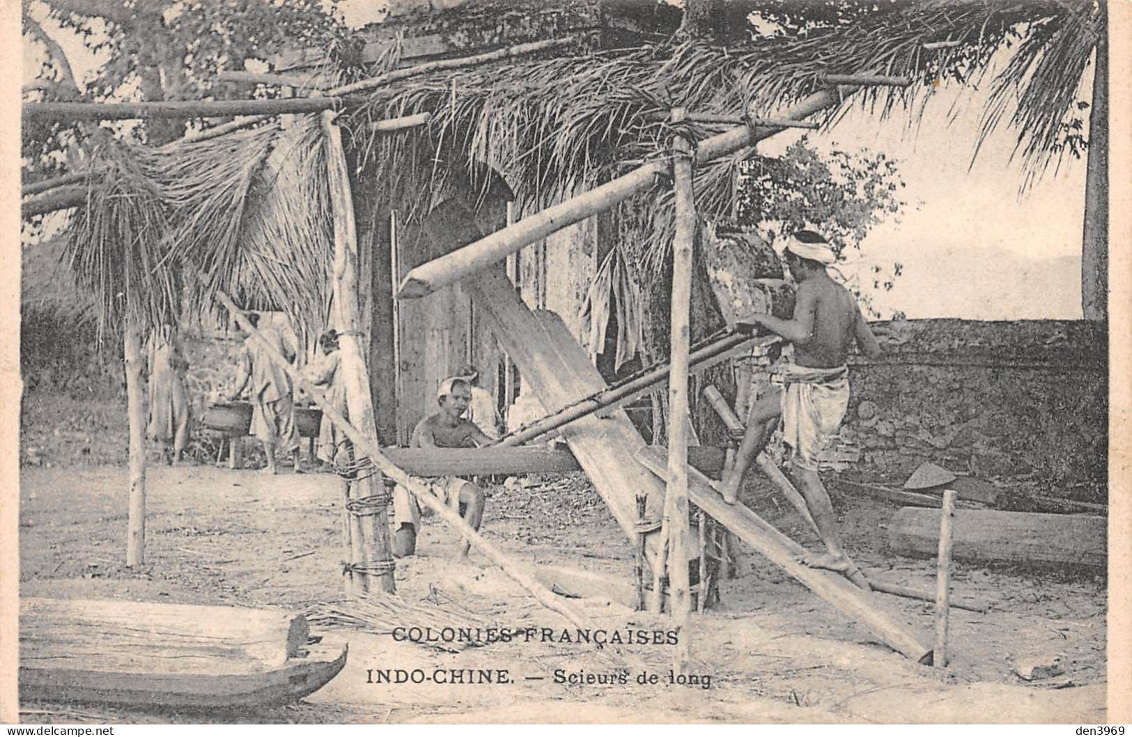 INDOCHINE - Scieurs De Long - Bûcherons - Colonies Françaises - Indo-Chine - Vietnam