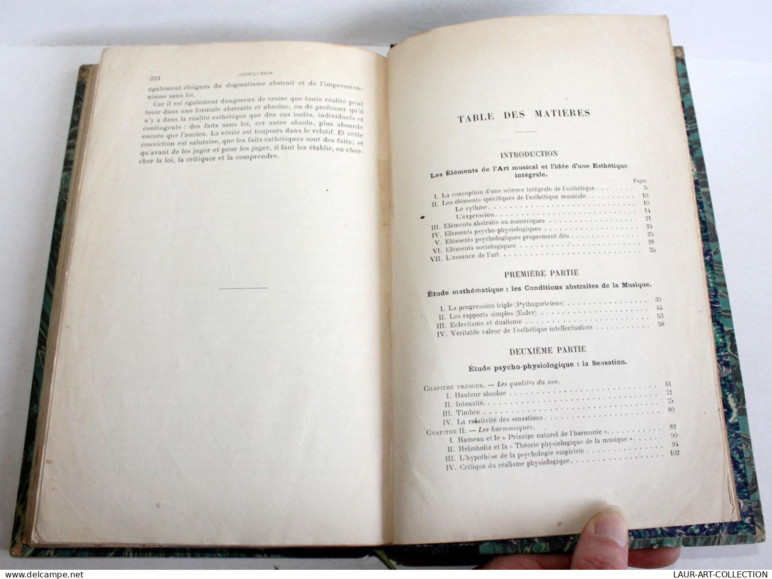 SCIENCE, ESQUISSE D'UNE ESTHETIQUE MUSICALE SCIENTIFIQUE Par Ch. LALO 1908 ALCAN / ANCIEN LIVRE XIXe SIECLE (2603.72) - Wetenschap