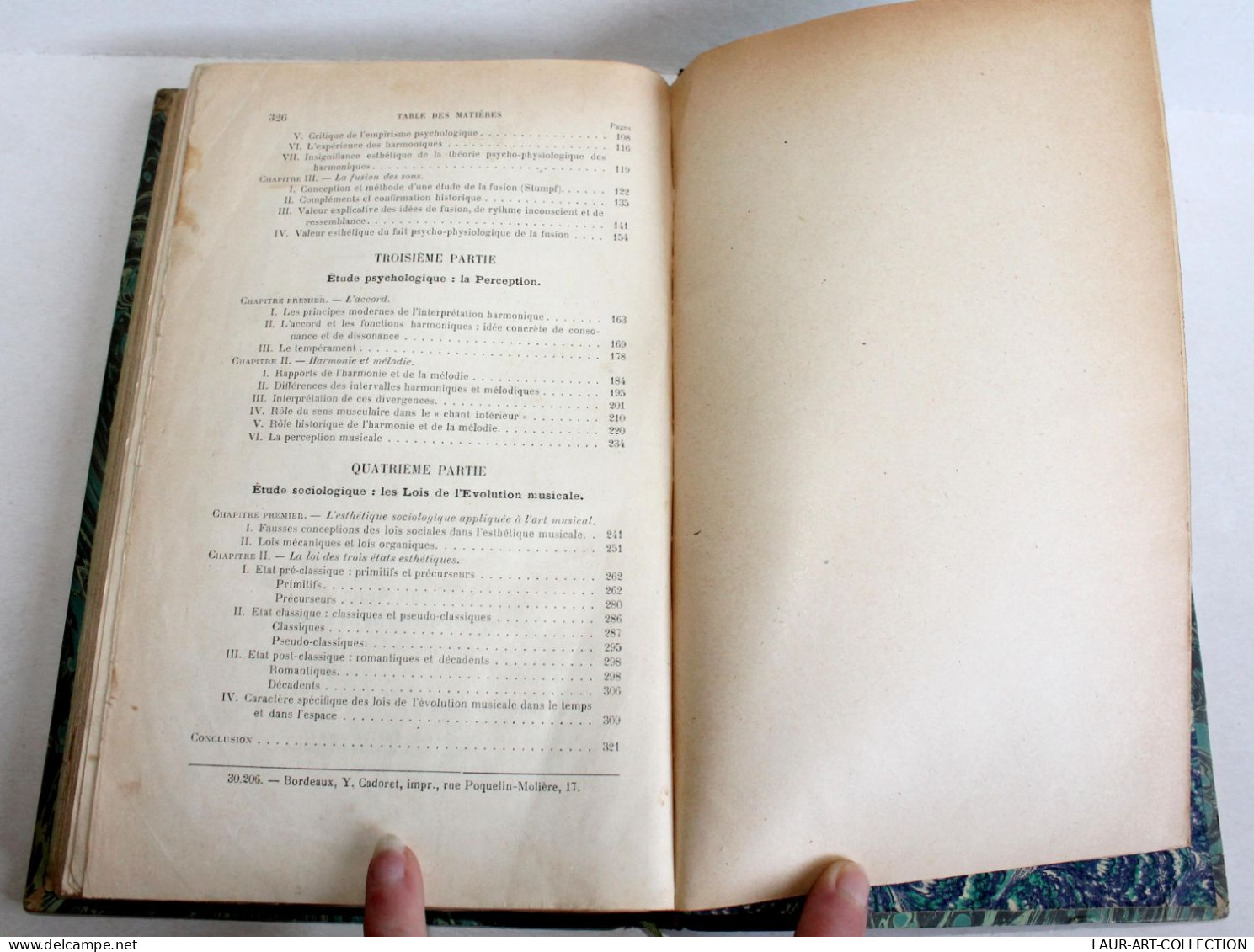 SCIENCE, ESQUISSE D'UNE ESTHETIQUE MUSICALE SCIENTIFIQUE Par Ch. LALO 1908 ALCAN / ANCIEN LIVRE XIXe SIECLE (2603.72) - Wetenschap