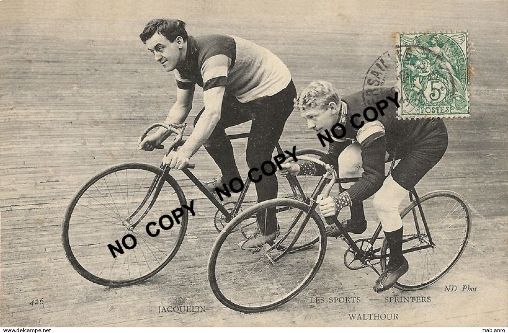 CARTE CYCLISME JACQUELIN - WALTHOUR SERIE LES SPORTS - Cyclisme