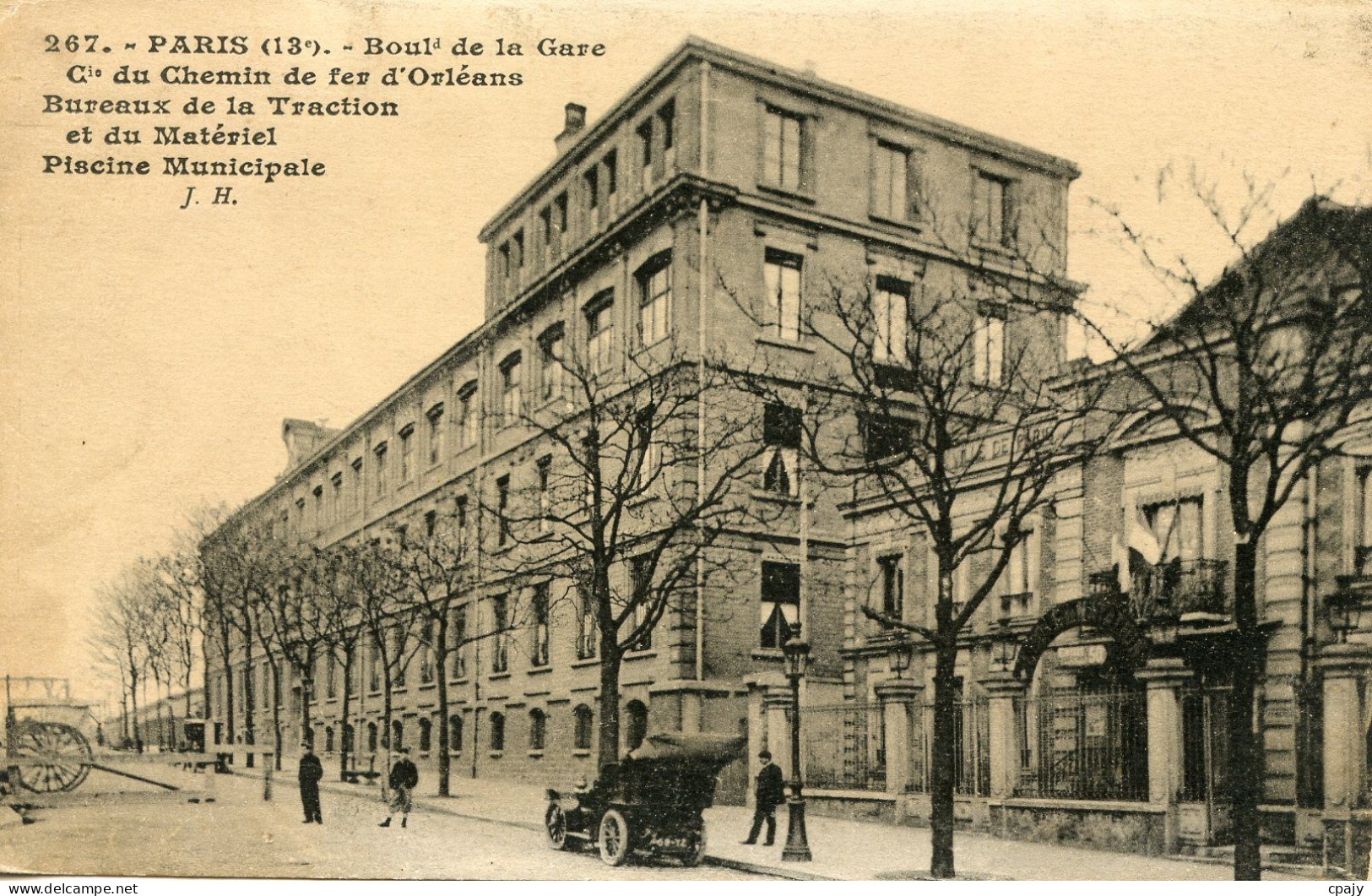 0400 - Bd De La Gare - Cie Des Chemin De Fer - Piscine Municipale - Paris (13)