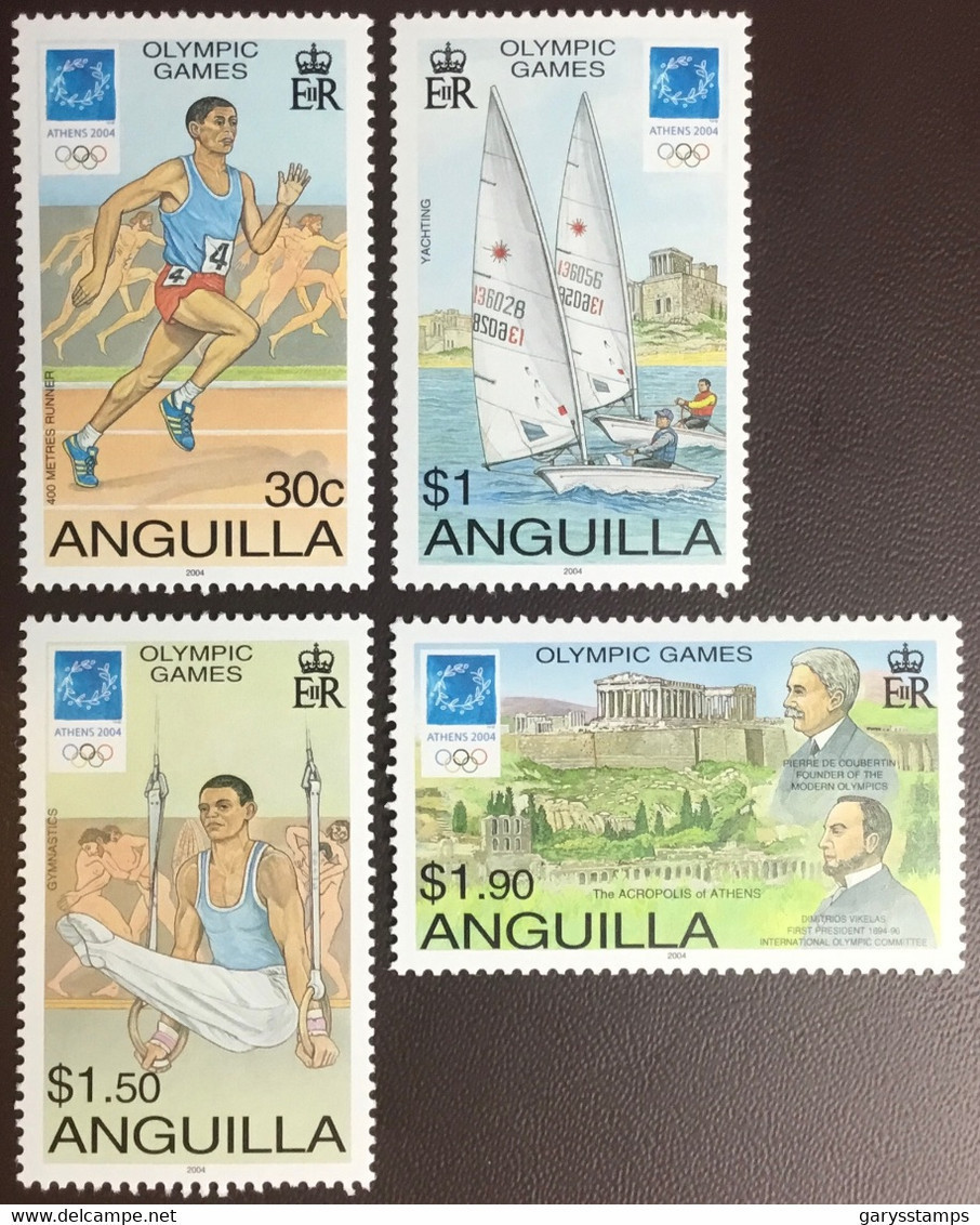 Anguilla 2004 Olympic Games MNH - Anguilla (1968-...)