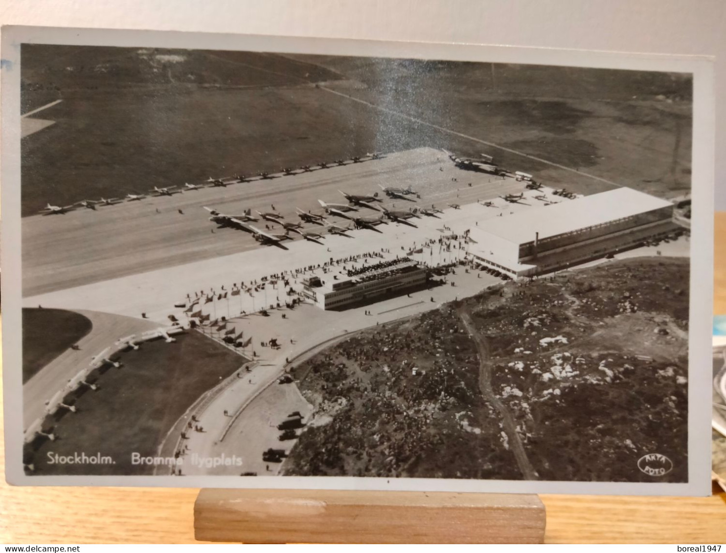 SWEDEN. STOCKHOLM. BROMMA. AIRPORT. Mailed 1951 - Aerodromes