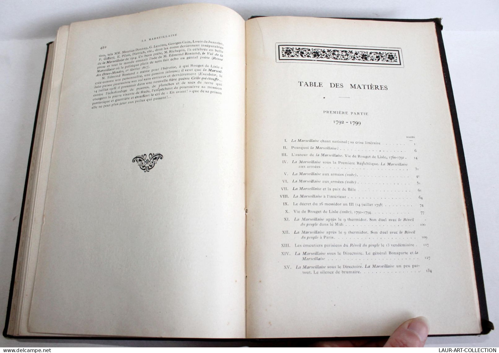 RARE EO ENVOI D'AUTEUR! LA MARSEILLAISE SON HISTOIRE FRANCAIS de FIAUX 10 GRAVURE 1918 ANCIEN LIVRE XXe SIECLE (2603.73)