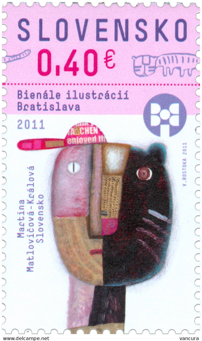 ** 503 Slovakia Biennial Of Illustrations Bratislava Tiger 2011 - Félins