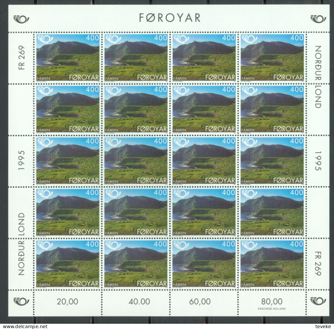 FAEROËR 1995 - MiNr. 276/277 KB - **/MNH - NORDEN - Tourism - Suðuroy - Färöer Inseln
