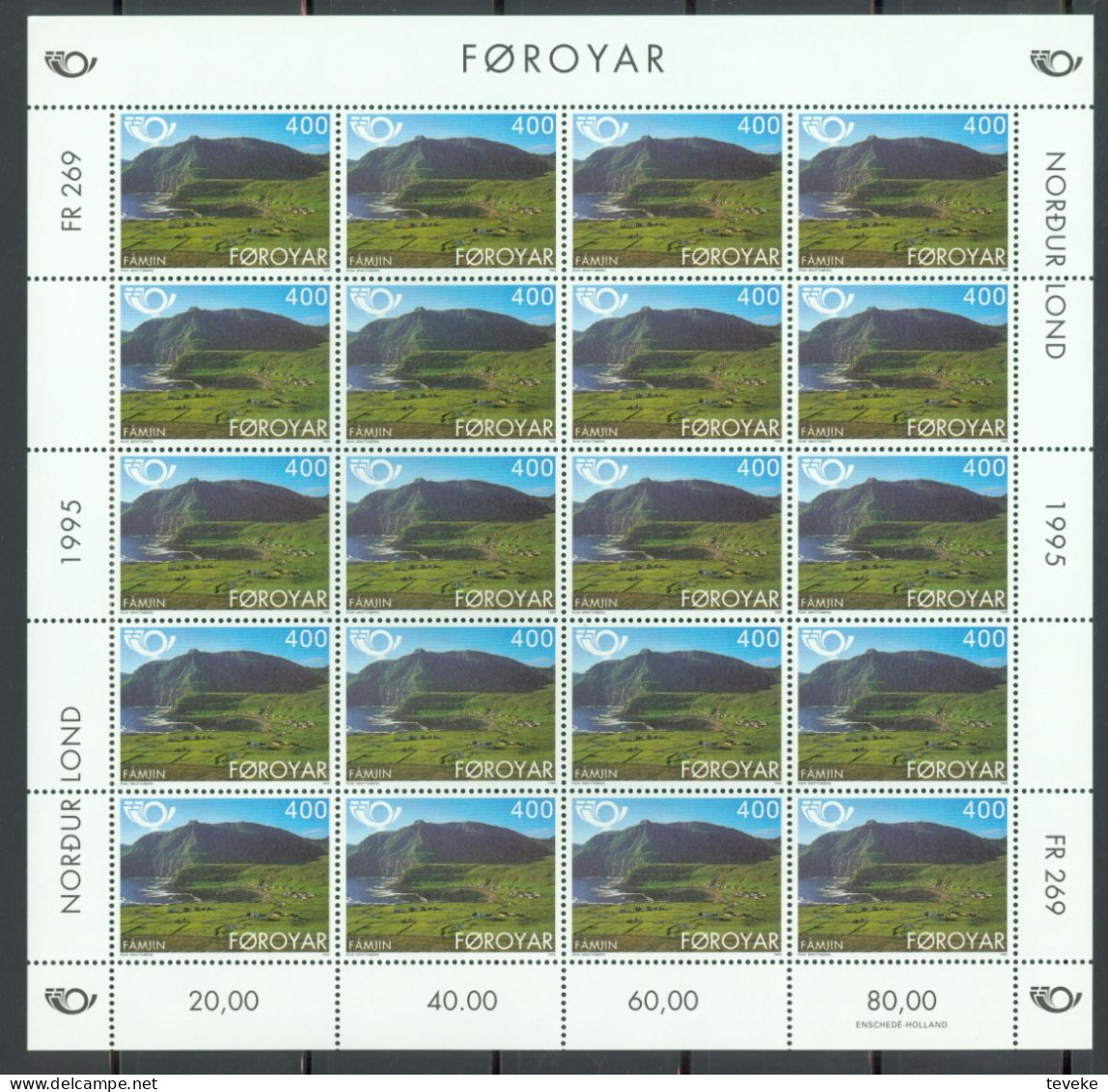 FAEROËR 1995 - MiNr. 276/277 KB - **/MNH - NORDEN - Tourism - Suðuroy - Isole Faroer