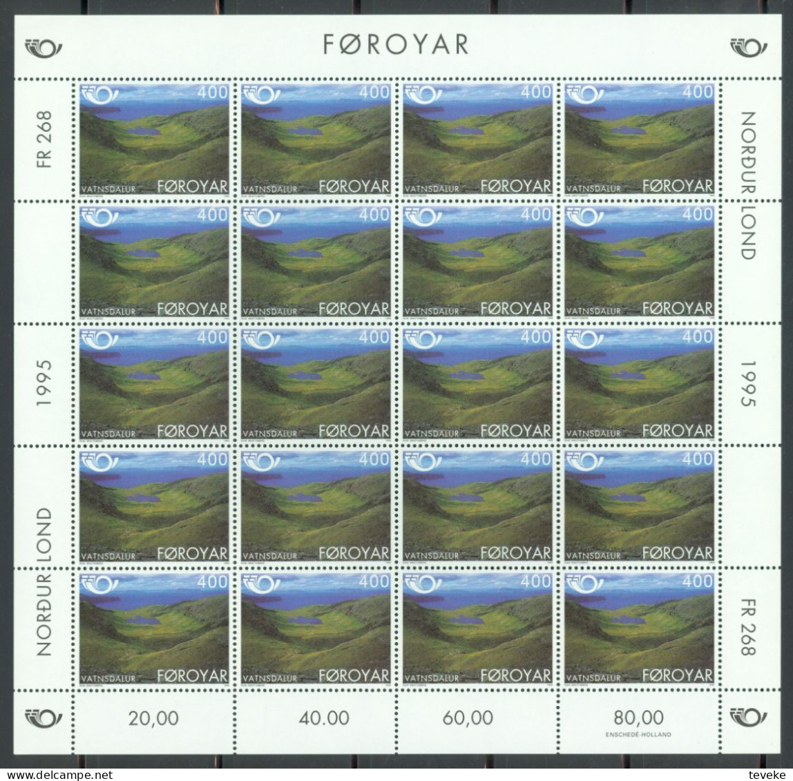 FAEROËR 1995 - MiNr. 276/277 KB - **/MNH - NORDEN - Tourism - Suðuroy - Färöer Inseln