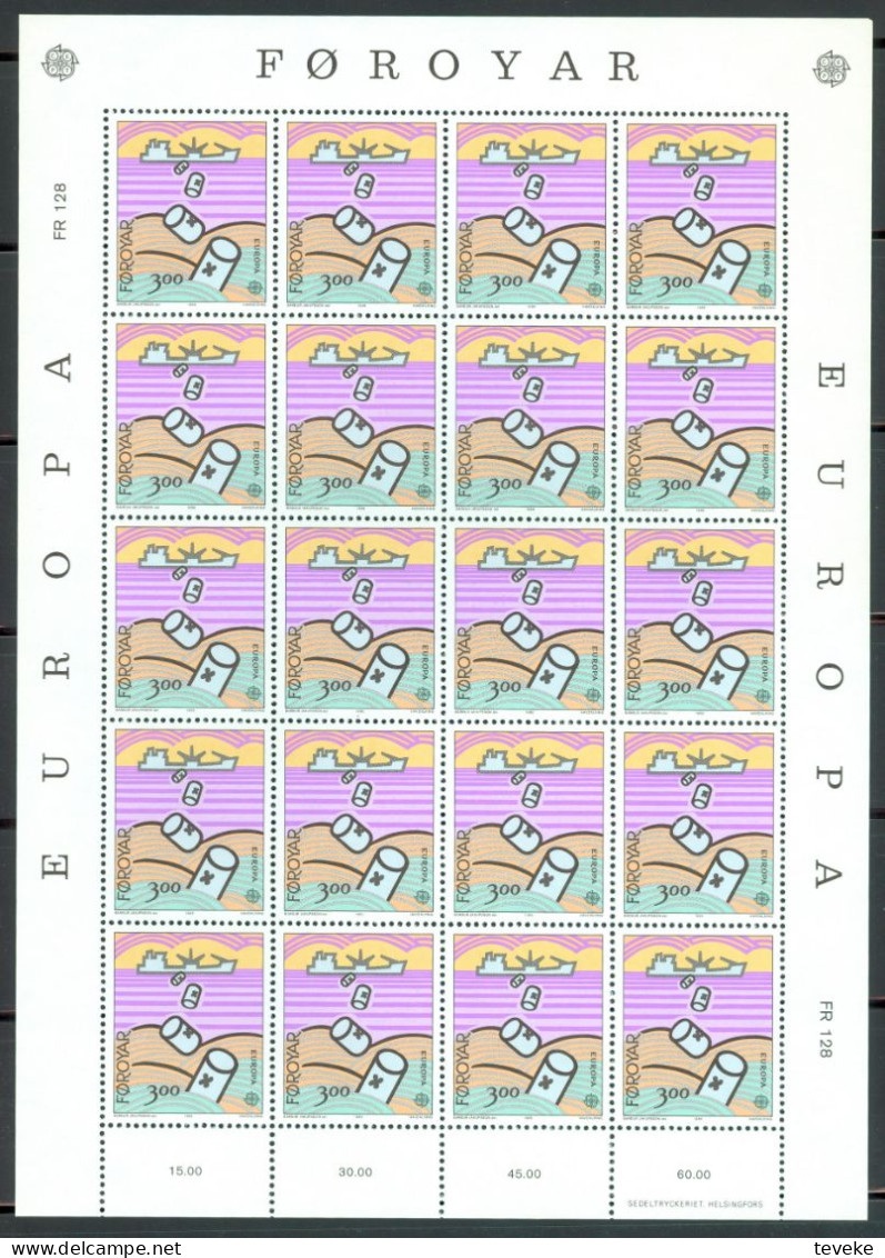 FAEROËR 1986 - MiNr. 134/135 KB - **/MNH - Europa/CEPT - Environmental Protection - Färöer Inseln