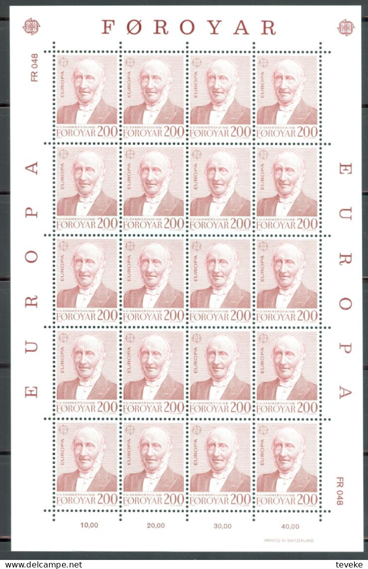 FAEROËR 1980 - MiNr. 53/54 KB - **/MNH - Personalities - Faroe Islands