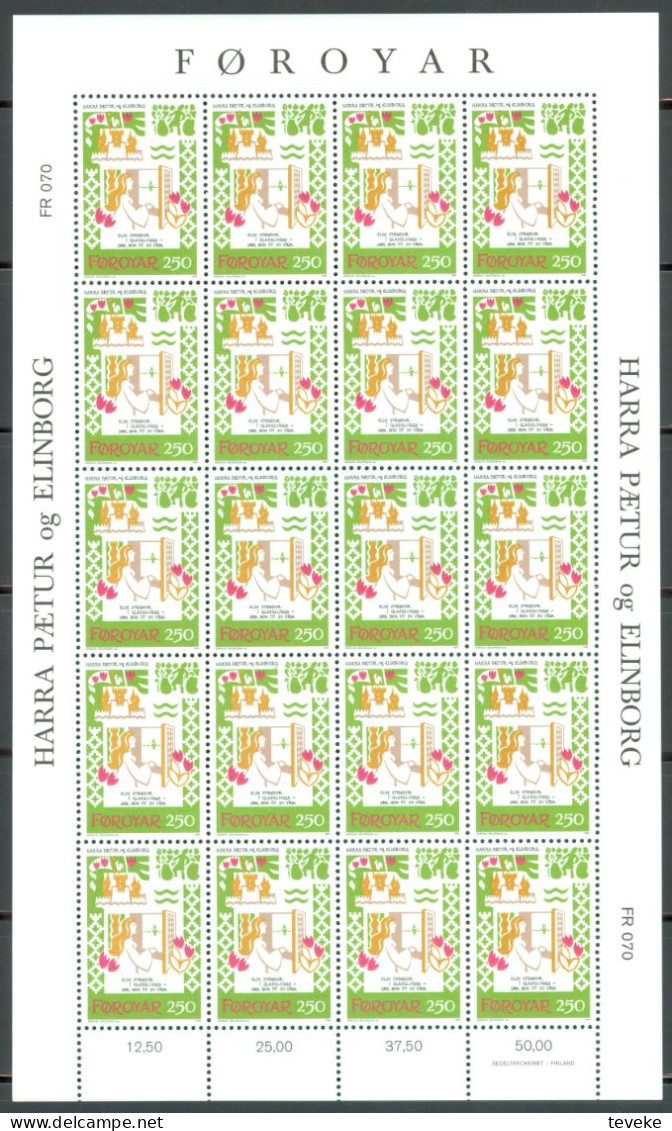 FAEROËR 1982 - MiNr. 75/78 KB - **/MNH - Music - Medieval Dance Songs - Faroe Islands