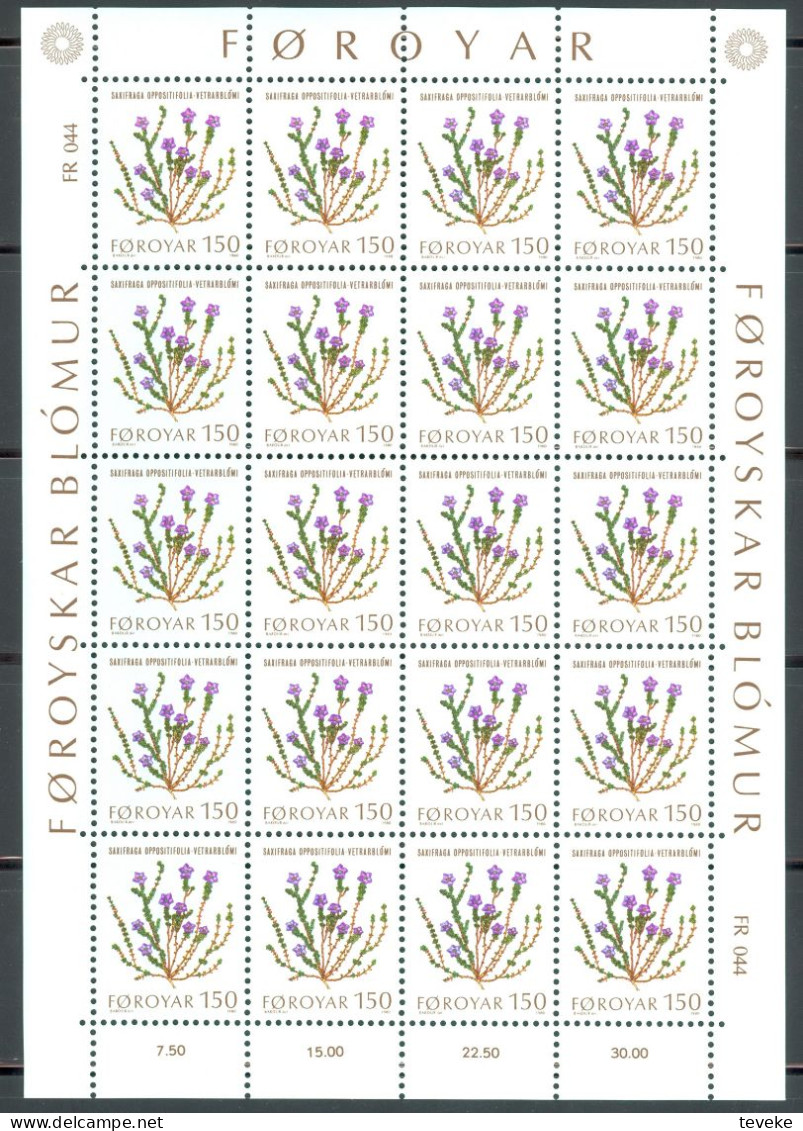 FAEROËR 1980 - MiNr. 48/52 KB - **/MNH - Flora - Field Flowers - Féroé (Iles)