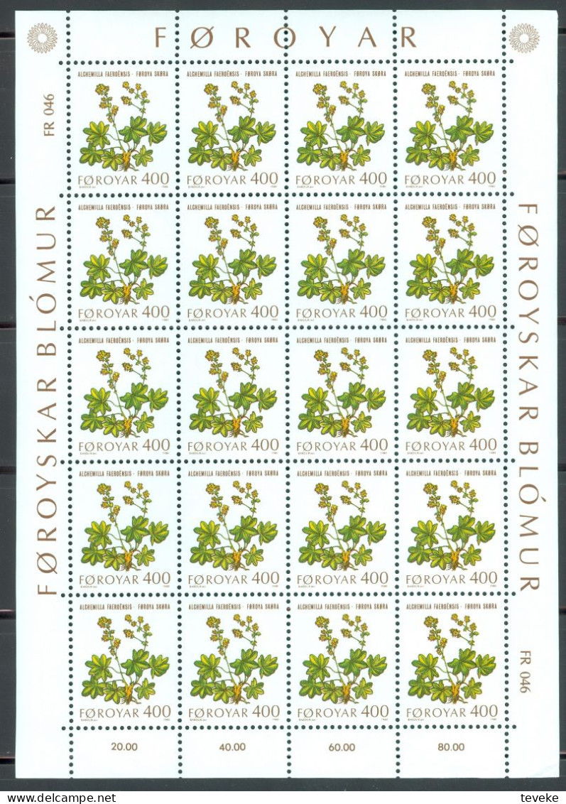 FAEROËR 1980 - MiNr. 48/52 KB - **/MNH - Flora - Field Flowers - Féroé (Iles)