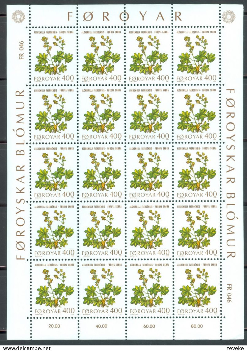 FAEROËR 1980 - MiNr. 48/52 KB - **/MNH - Flora - Field Flowers - Isole Faroer