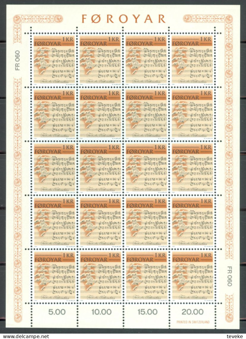 FAEROËR 1981 - MiNr. 65/69 KB - **/MNH - Historical Writings - Féroé (Iles)