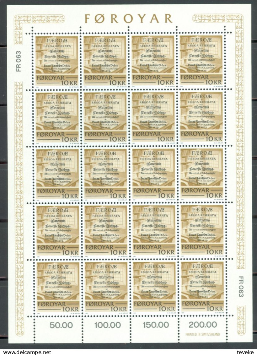 FAEROËR 1981 - MiNr. 65/69 KB - **/MNH - Historical Writings - Féroé (Iles)