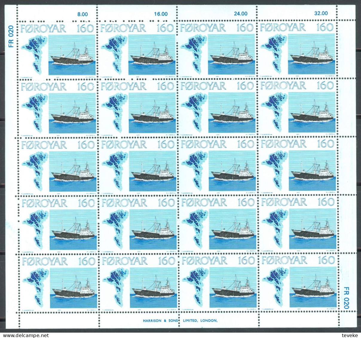 FAEROËR 1977 - MiNr. 24/27 KB - **/MNH - Fisching Vessels - Ships - Isole Faroer