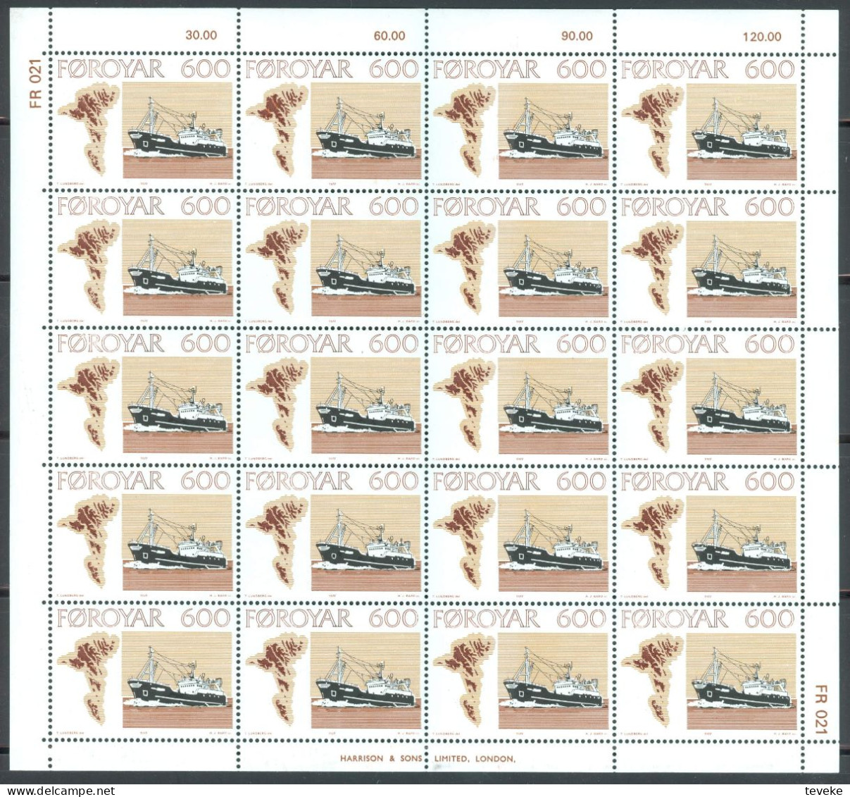 FAEROËR 1977 - MiNr. 24/27 KB - **/MNH - Fisching Vessels - Ships - Faroe Islands