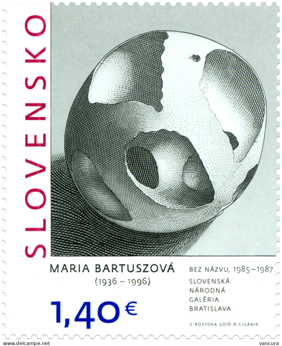 623 Slovakia Maria Bartuszova, Sculptor 2016 - Scultura