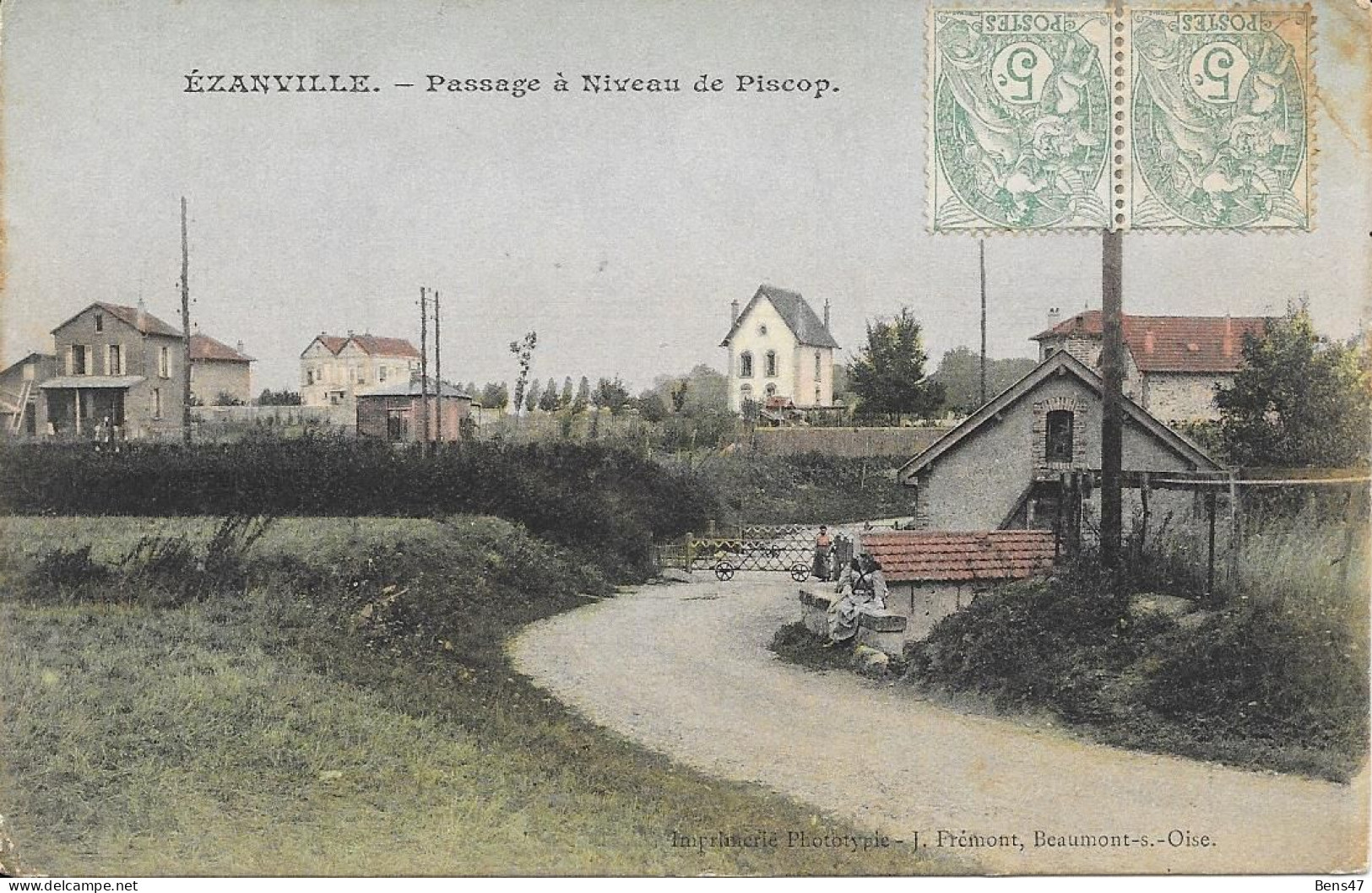 95 Ézanville Passage à Niveau De Piskop - Ezanville