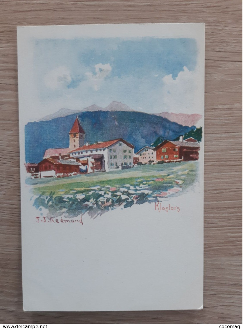 SUISSE KLOSTERS CHROMOGRAVURE MAURICE REYMOND JJ REDMOND - Other & Unclassified