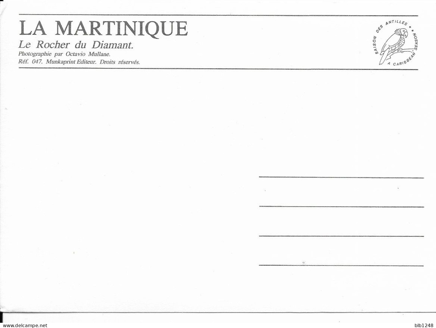 Martinique >  Le Rocher Du Diamant - Autres & Non Classés