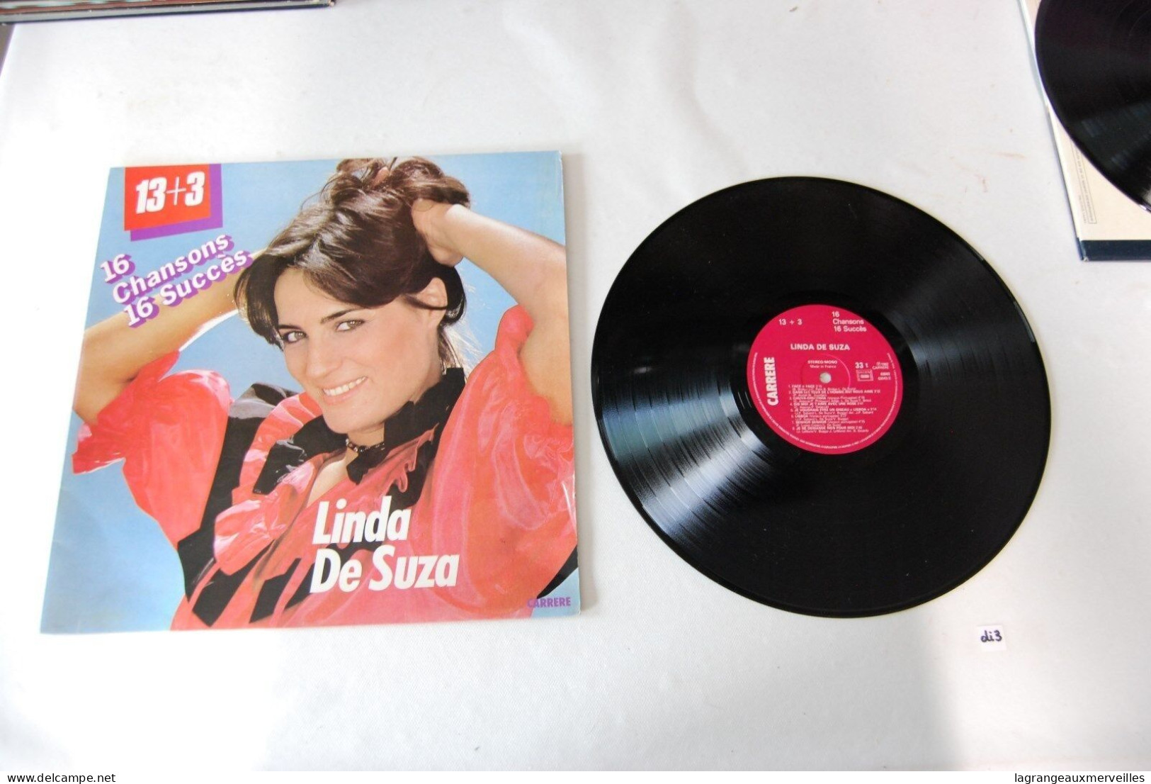 Di3- Vinyl 33 T - Linda De Suza - 16 Chansons - 16 Titres - Sonstige - Franz. Chansons
