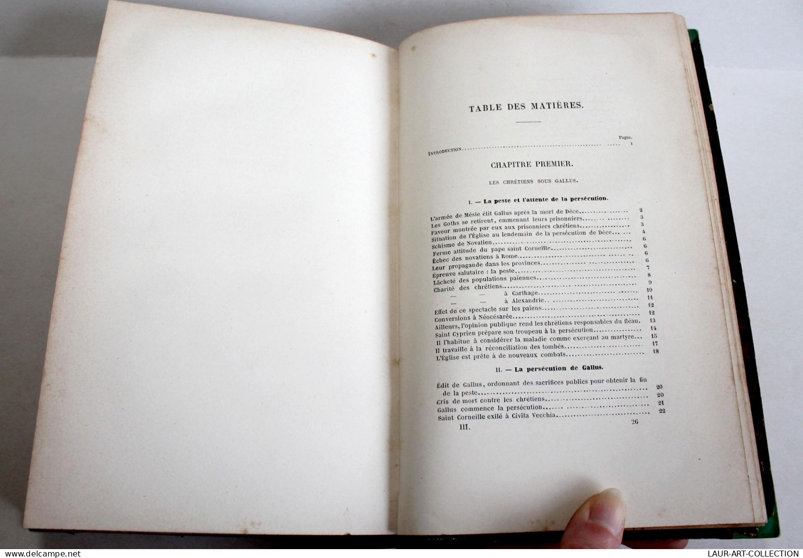 LES DERNIERES PERSECUTIONS DU TROISIEME SIECLE GALLUS.. Par ALLARD 1887 LECOFFRE / ANCIEN LIVRE XIXe SIECLE (2603.74) - 1801-1900