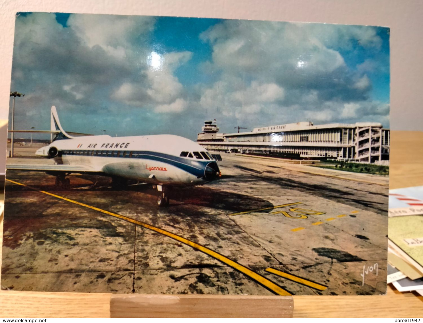 FRANCE. MARSEILLE MARIGNANE. AÉRODROME AIRPORT. CARAVELLE AIR-FRANCE - Aérodromes