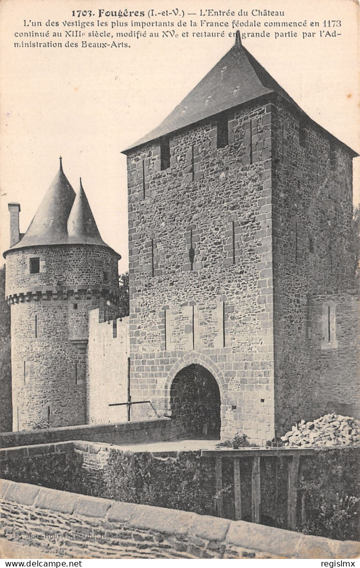 35-FOUGERES LE CHATEAU-N°T2239-A/0073 - Fougeres