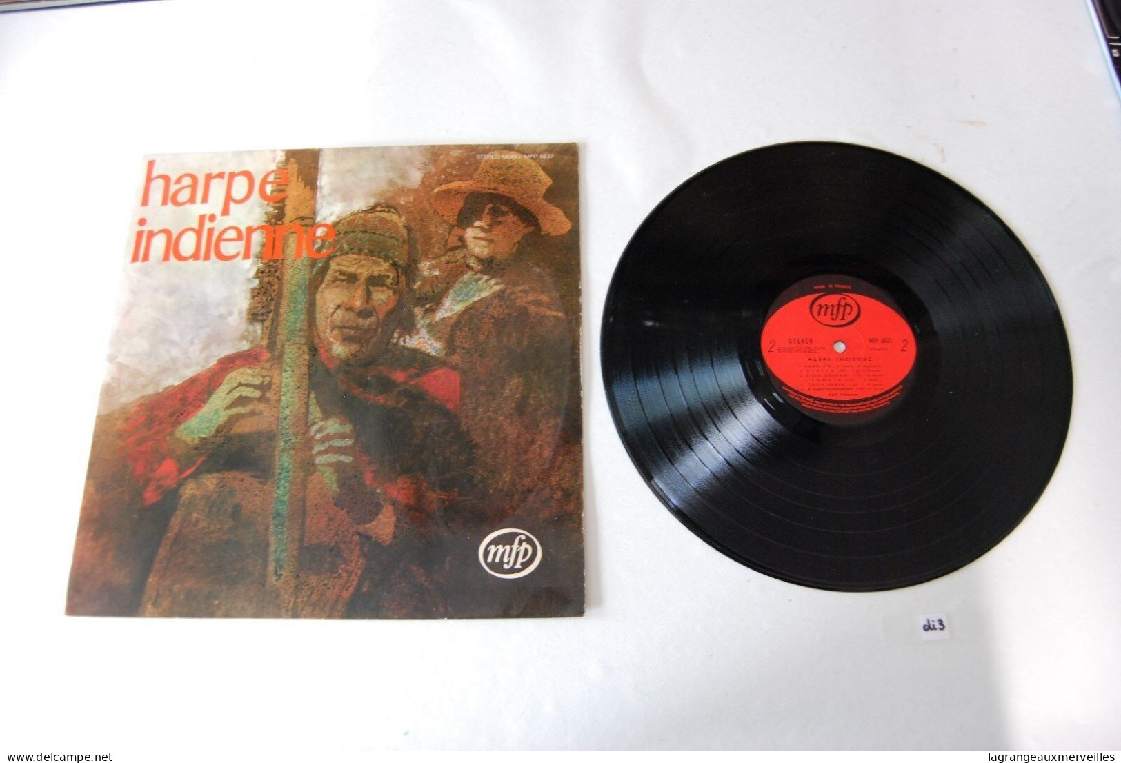 Di3- Vinyl 33 T - Harpe Indienne - Mfp - Musiques Du Monde