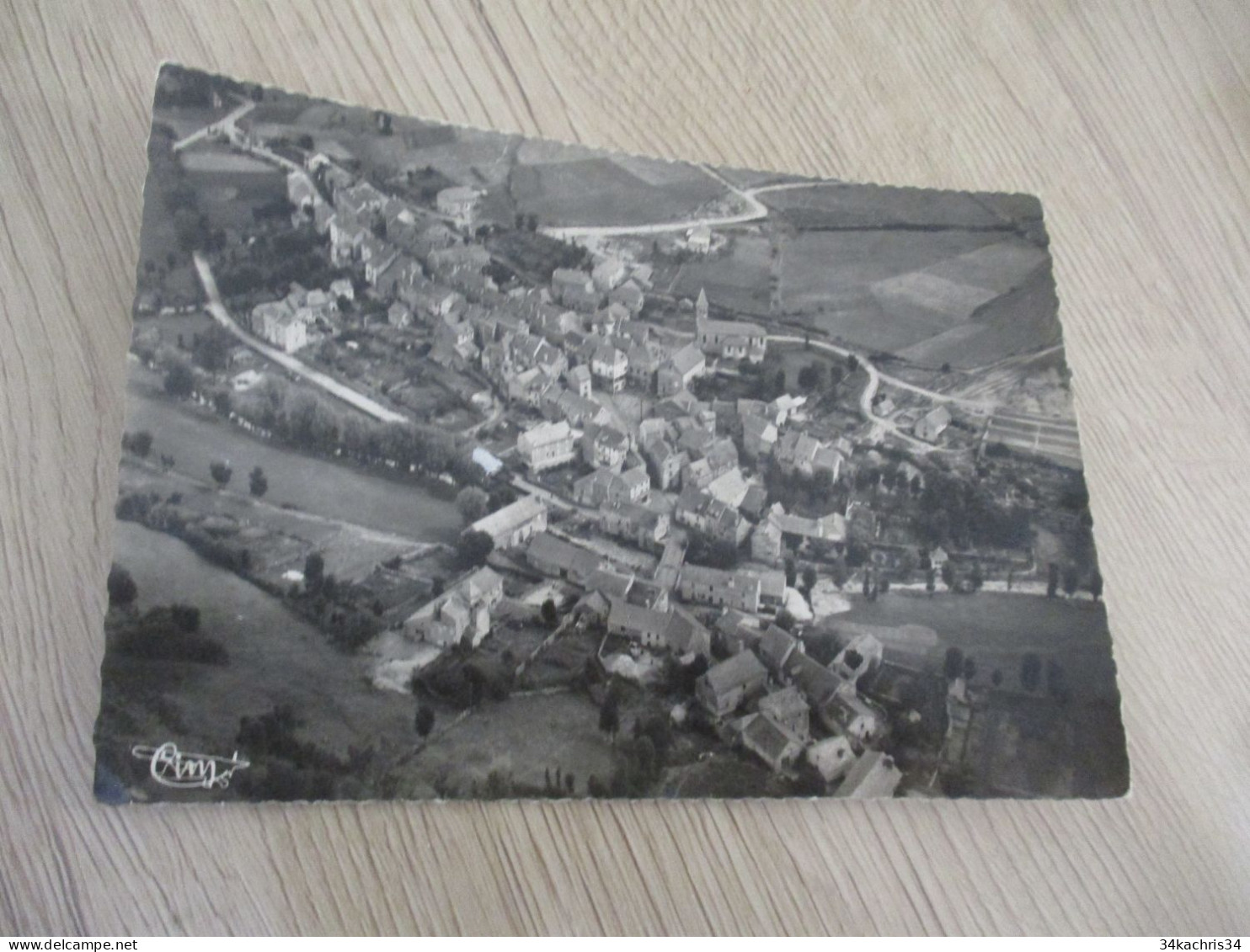 CPSM GF 48 Lozère Le Bleymard Vue Panoramique Aérienne - Le Bleymard