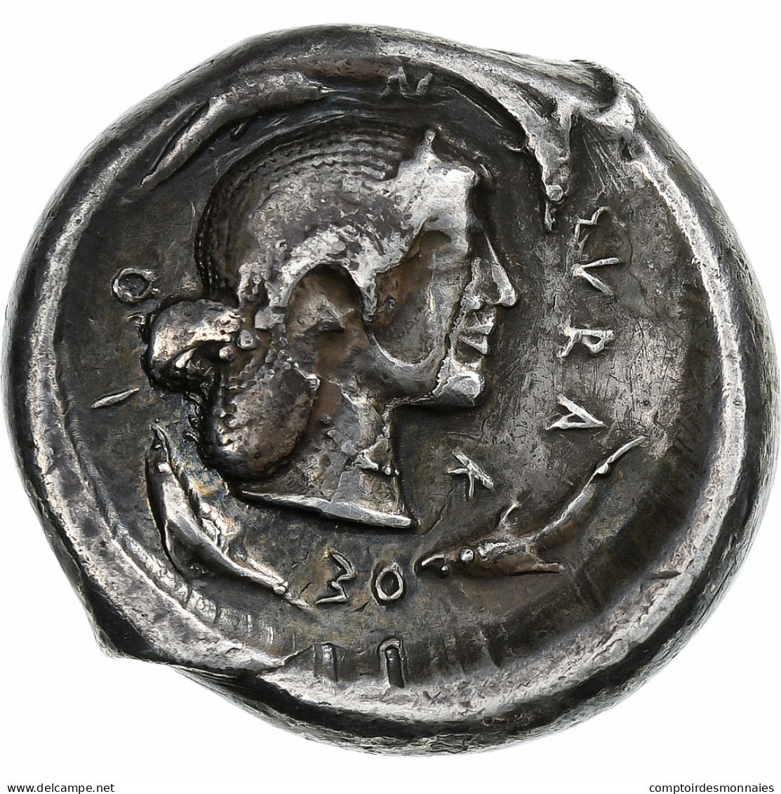 Sicile, Tétradrachme, 485-466 BC, Syracuse, Argent, TTB, HGC:2-1306 - Greek