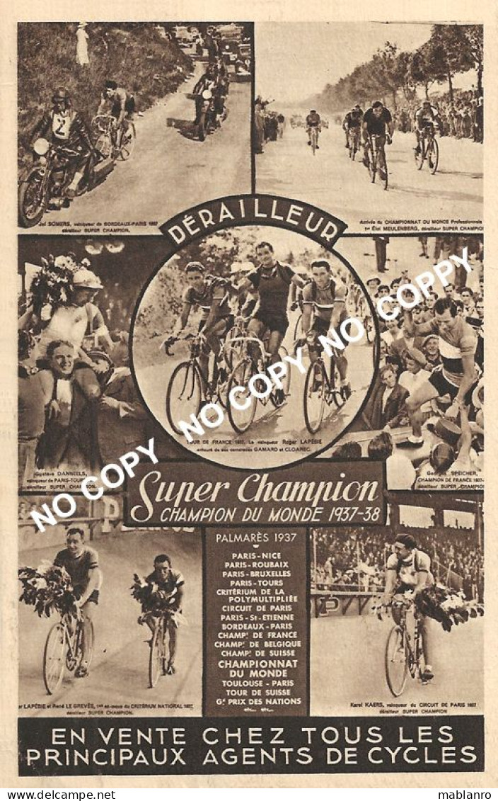 CARTE CYCLISME SUPER CHAMPION - Ciclismo