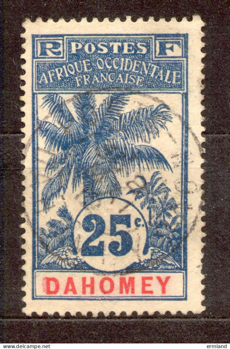 Dahomey 1906, Michel-Nr. 24 O - Oblitérés