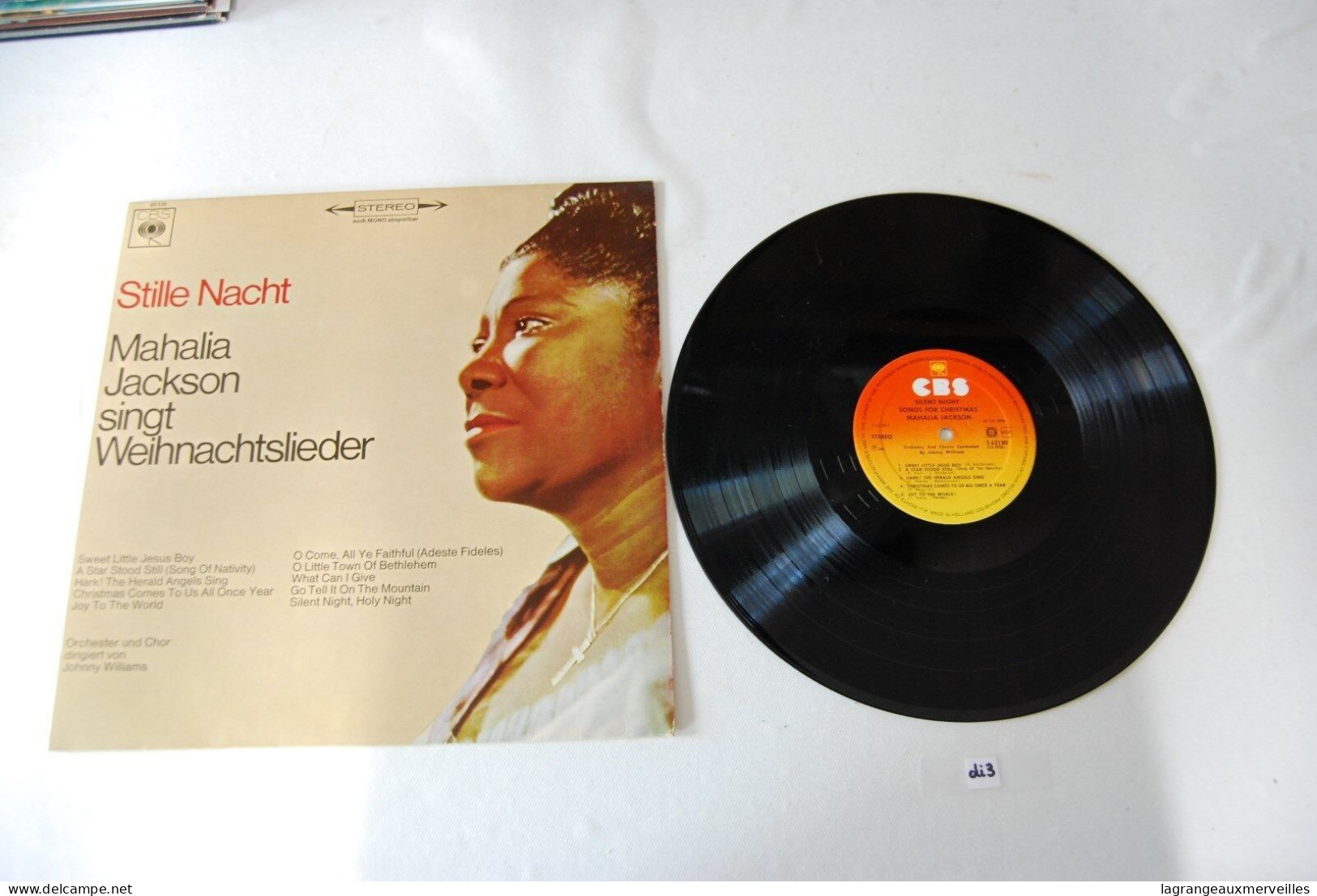 Di3- Vinyl 33 T - Mahalia Jackson - Stille Nacht - Otros - Canción Alemana