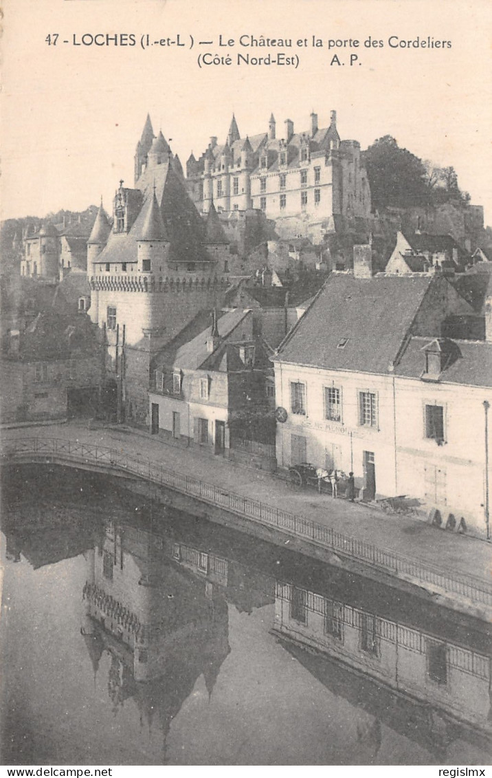 37-LOCHES LE CHATEAU-N°T2240-H/0163 - Loches
