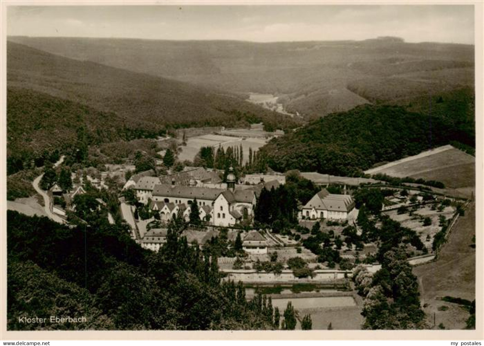 73935884 Eberbach_Rheingau_Eltville Kloster Eberbach Panorama - Eltville