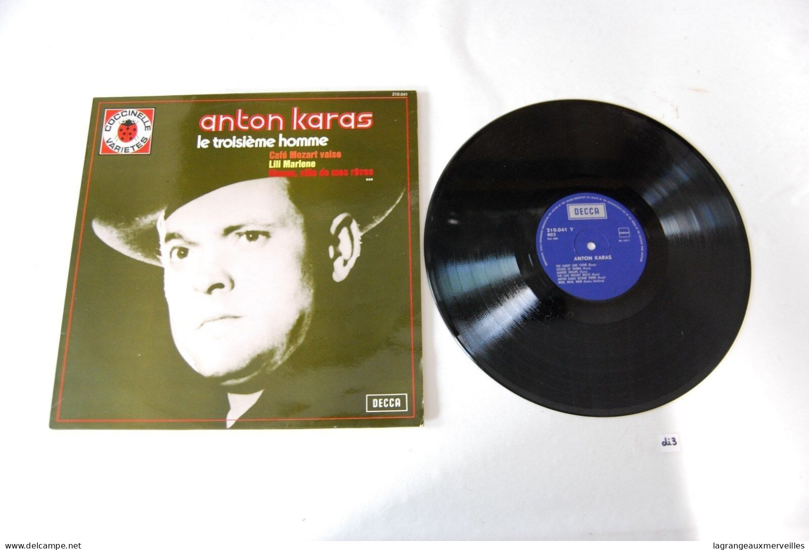 Di3- Vinyl 33 T - Anton Karas - Le Troisième Homme - Other - French Music