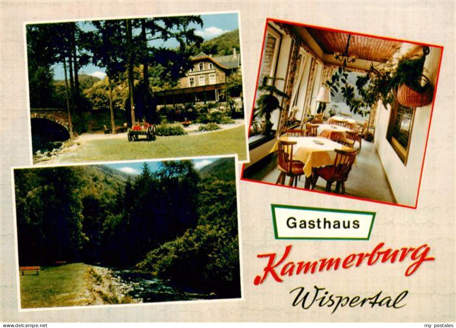 73935845 Ruedesheim_am_Rhein Gasthaus Kammerburg Im Wispertal Gaststube Park - Rüdesheim A. Rh.