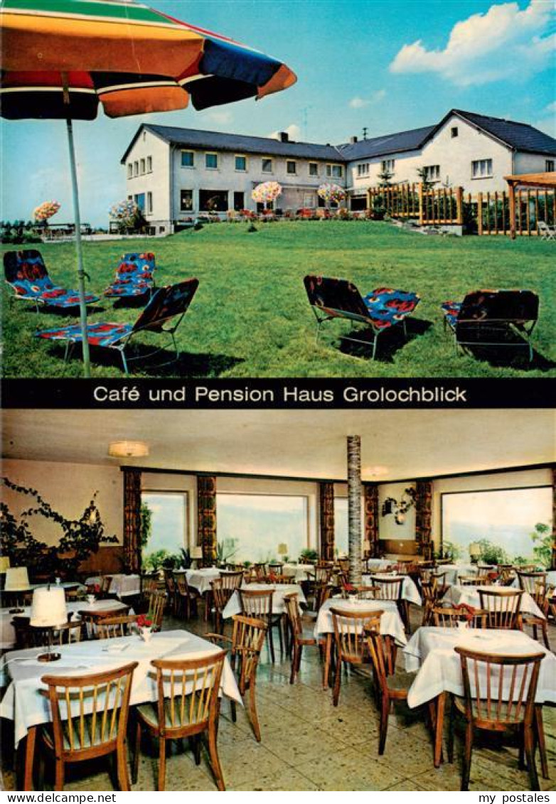 73935842 Presberg_Rheingau_Ruedesheim Cafe Pension Haus Grolochblick Gastraum - Ruedesheim A. Rh.