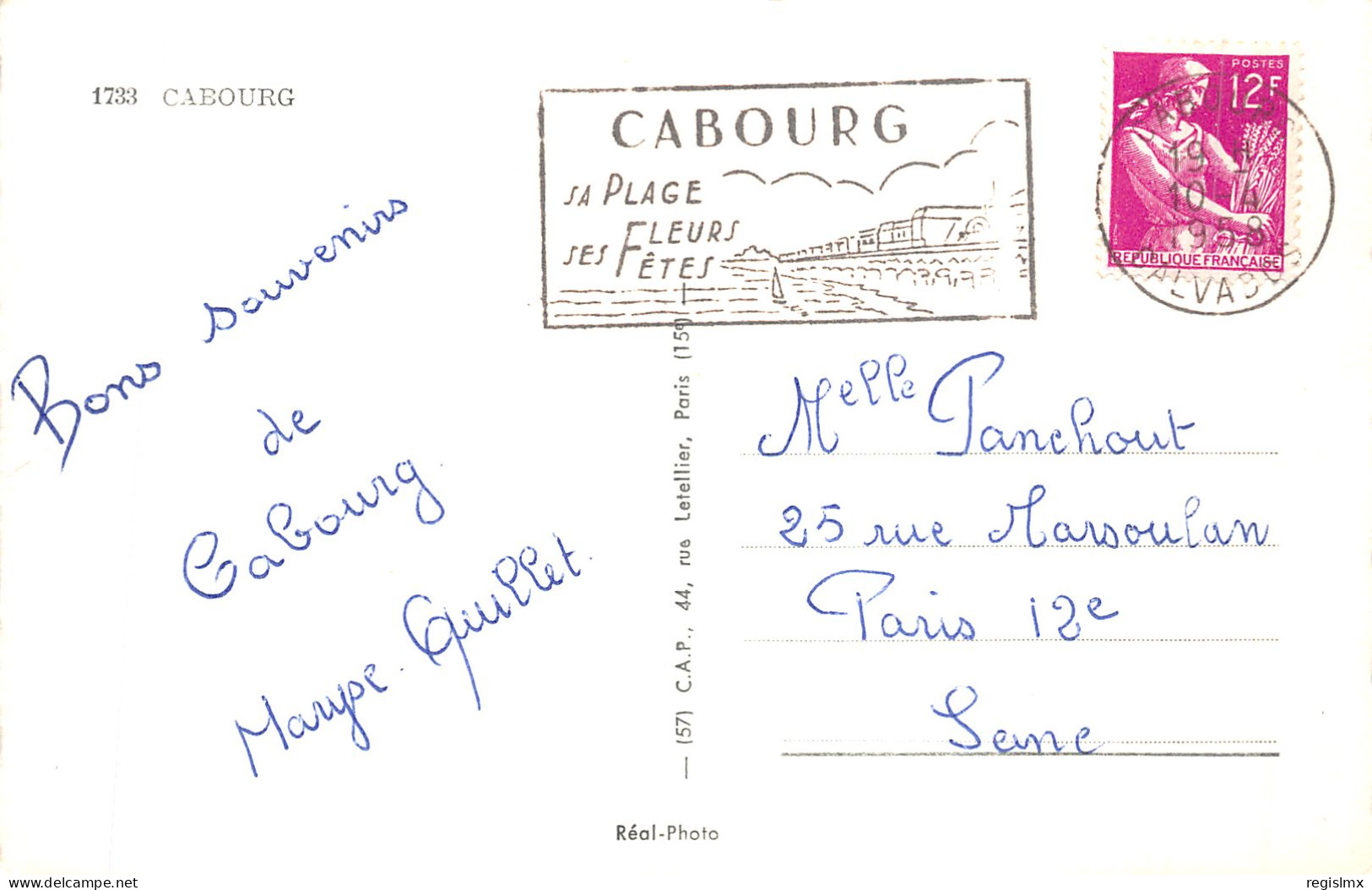 14-CABOURG-N°T2241-G/0165 - Cabourg