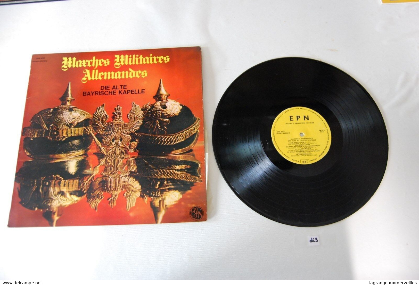 Di3- Vinyl 33 T - Marches Militaires Allemandes - Bavière - Sonstige - Deutsche Musik