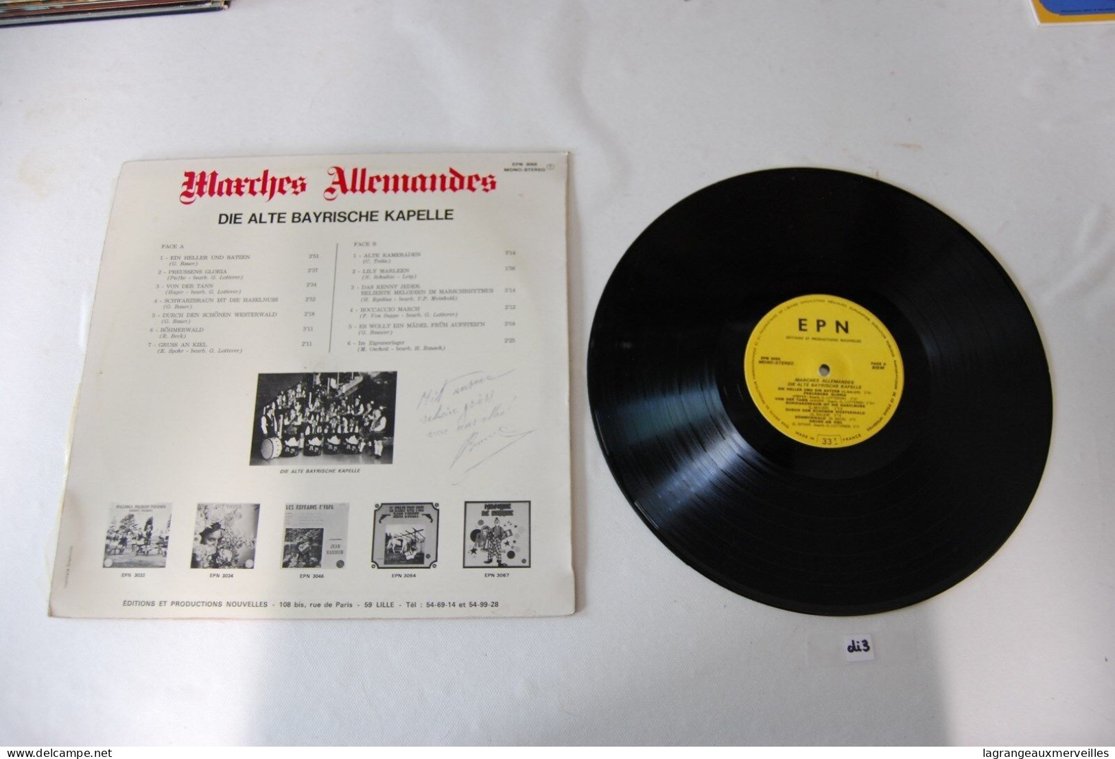 Di3- Vinyl 33 T - Marches Militaires Allemandes - Bavière - Altri - Musica Tedesca