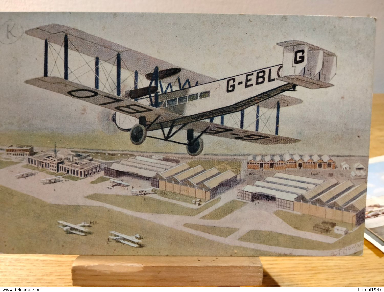 GREAT-BRITAIN. CROYDON. AIRPORT.  AÉRODROME. ARMSTRONG. ARGOSY - Aerodrome