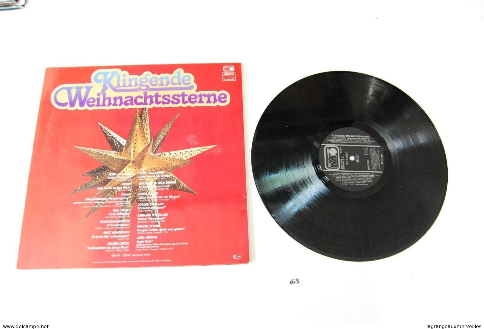 Di3- Vinyl 33 T - Klingende Weihnachtssterne - Autres - Musique Allemande