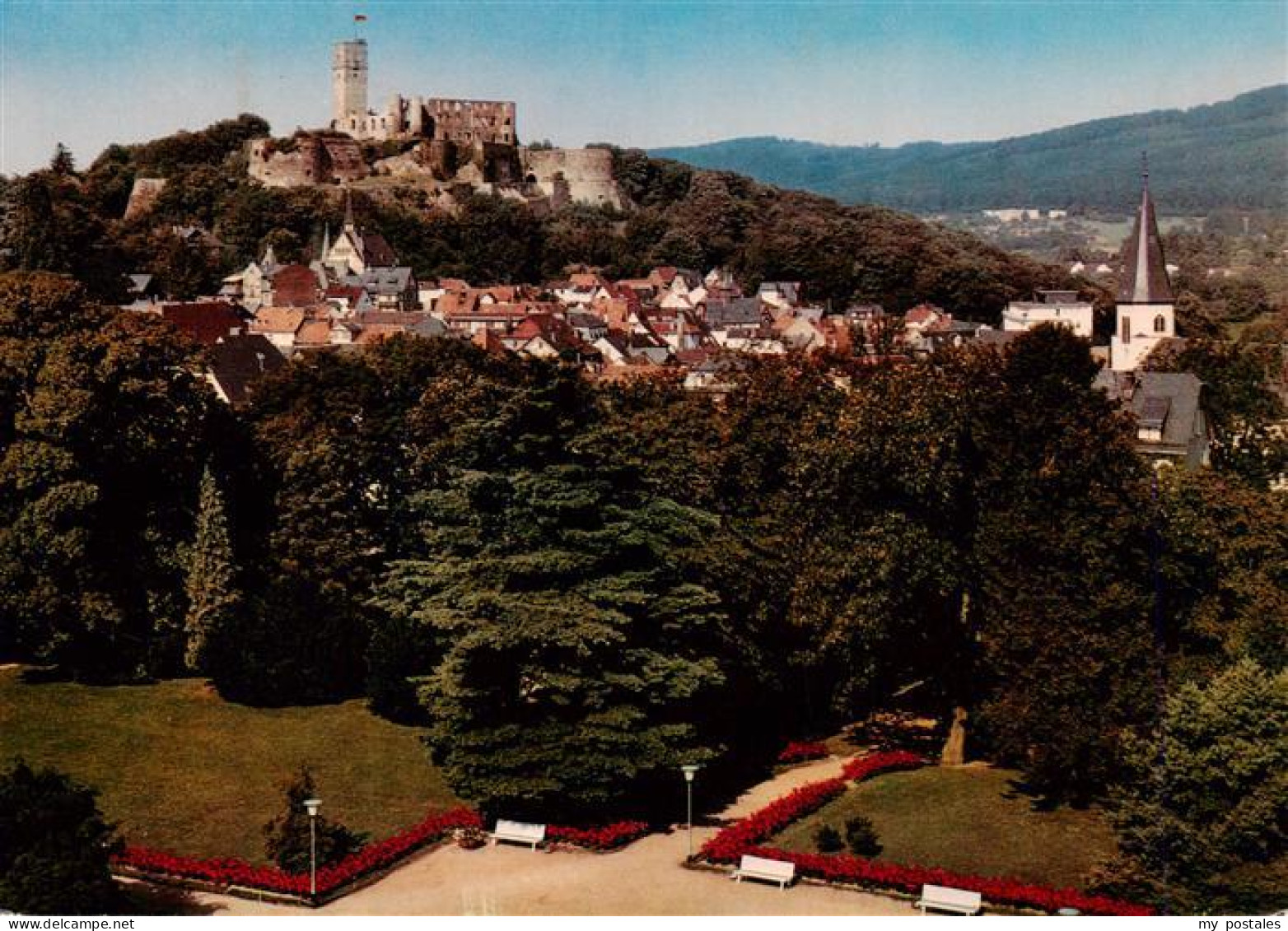 73935759 Koenigstein__Taunus Fliegeraufnahme Mit Burg - Koenigstein