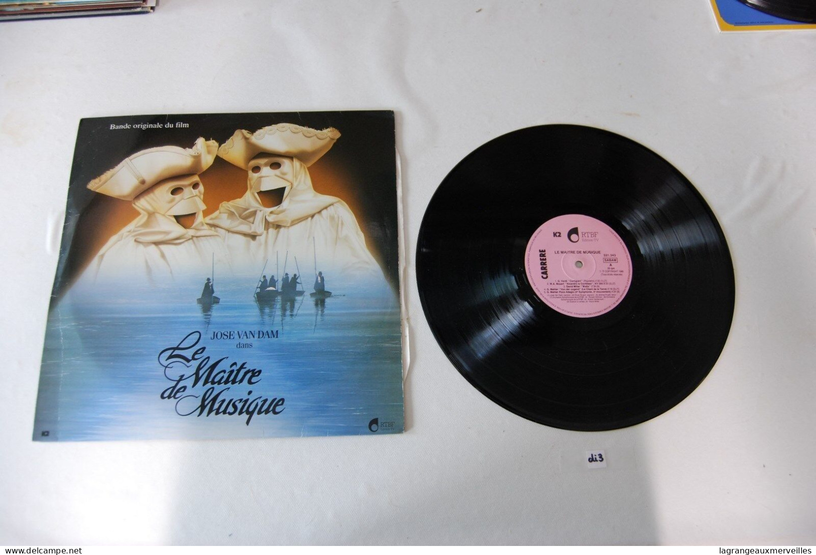 Di3- Vinyl 33 T - Jose Van Dam - La Maitre De Musique - Classica