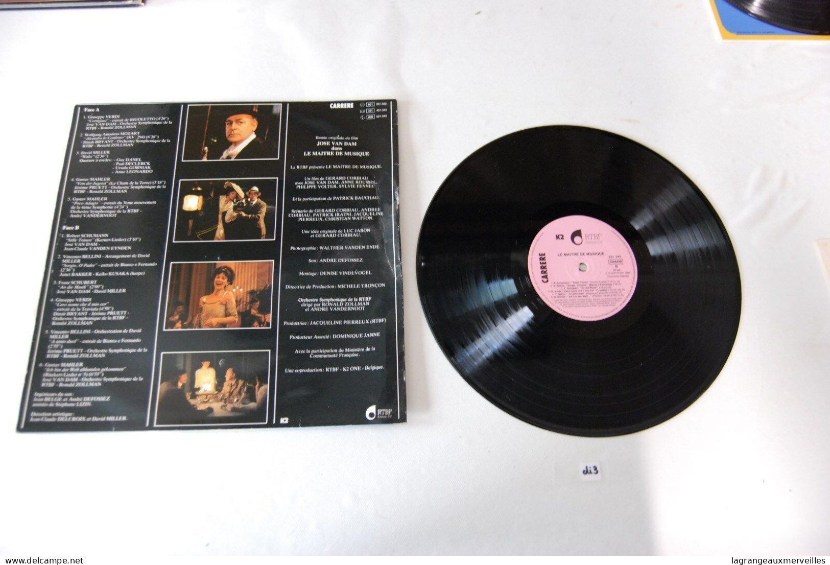 Di3- Vinyl 33 T - Jose Van Dam - La Maitre De Musique - Classical