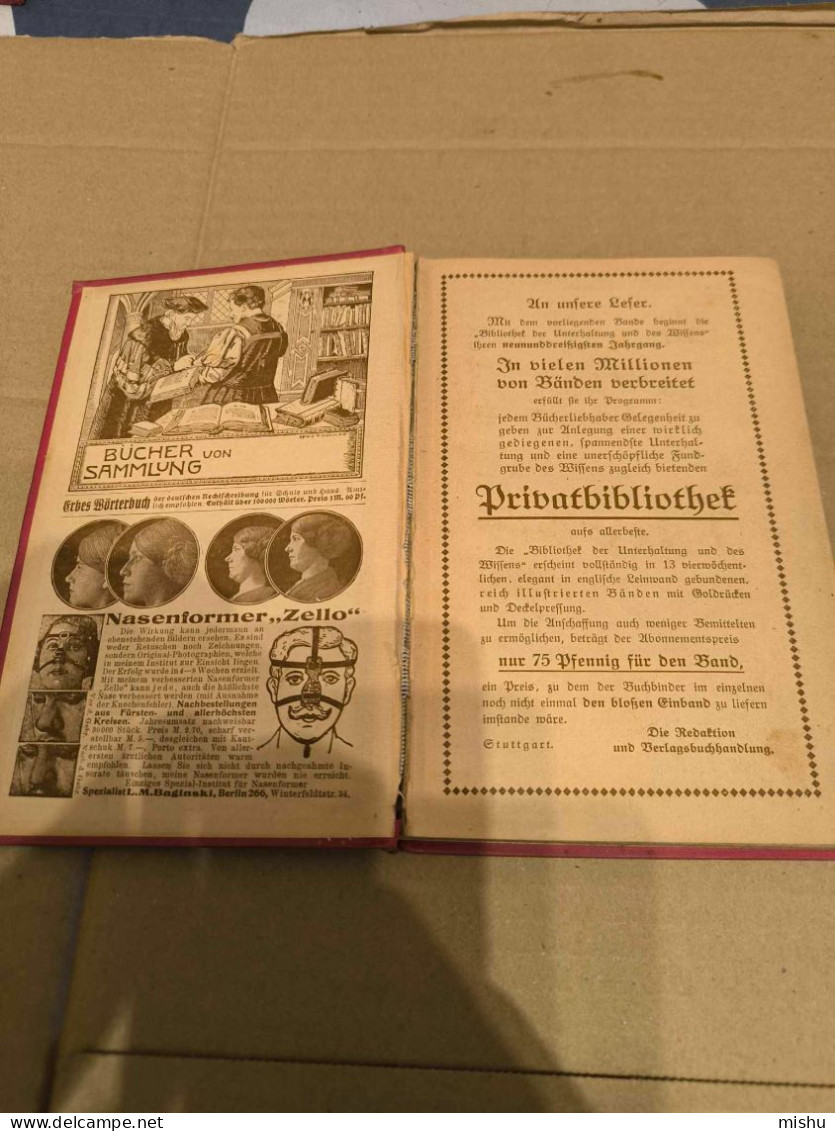 Bibliothek Der Unterhaltung Und Des Wissens , Band 1, 1915 - Lyrik & Essays